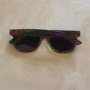 Cheetah Print Sunglasses With Case